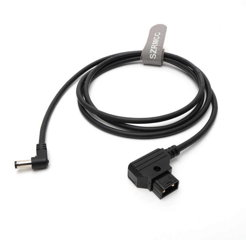 SZRMCC Anton-Bauer D Tap to DC 5.5X 2.5mm Power Supply Cable for DSLR Rig BlackMagic Cameras SmallHD DP6-SDI DP6-SLR Monitor (Right Angle DC2.5, 150cm) - Image 5